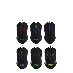 INCA IMG-339 CHASCA 6 LED RGB SOFTWEAR / SİLENT GAMING MOUSE
