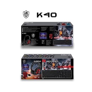 KLAVYE & MOUSE K40 4 Parça Gaming Set